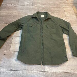 Sperry Diamond Quilted Green Light Full Zip Jacket Sz XL